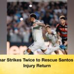 Neymar Strikes Twice to Rescue Santos After Injury Return