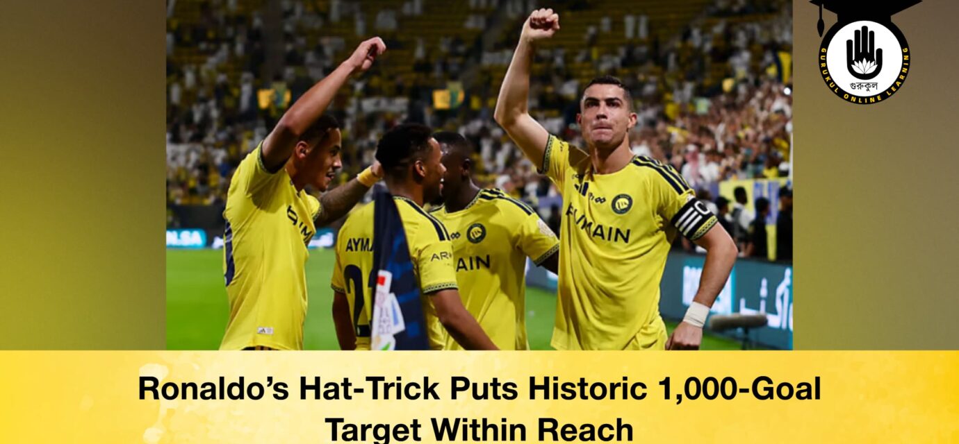 Ronaldo’s Hat-Trick Puts Historic 1,000-Goal Target Within Reach