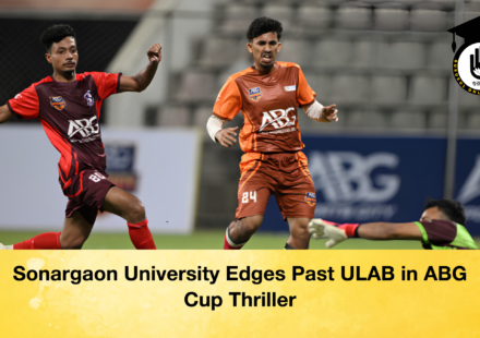 Sonargaon University Edges Past ULAB in ABG Cup Thriller