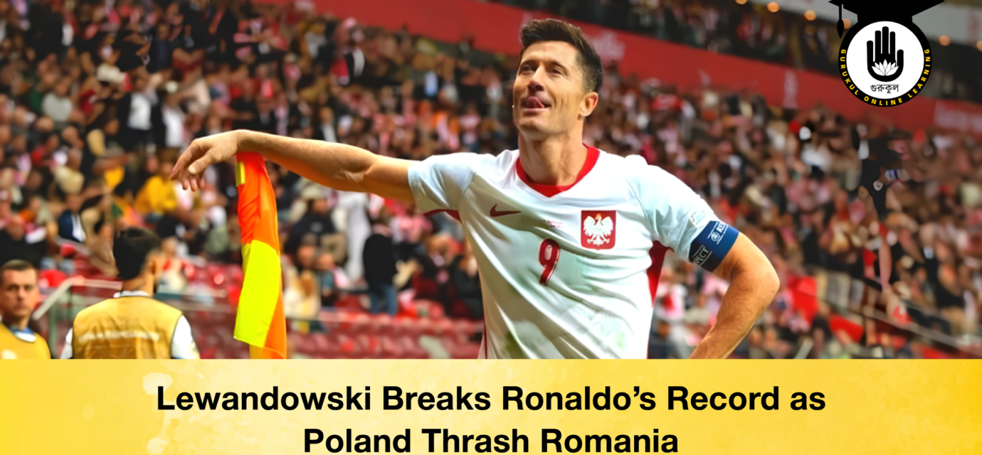 Lewandowski Breaks Ronaldo's Record as Poland Thrash Romania 51 Lewandowski Breaks Ronaldo's Record as Poland Thrash Romania Lewandowski Breaks Ronaldo's Record as Poland Thrash Romania